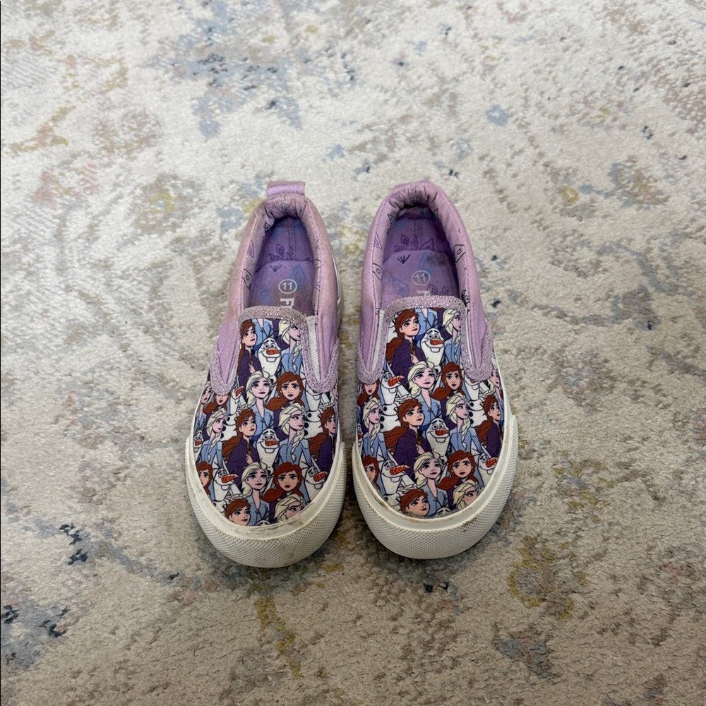 Frozen Kids Slip-On Sneakers - Purple
